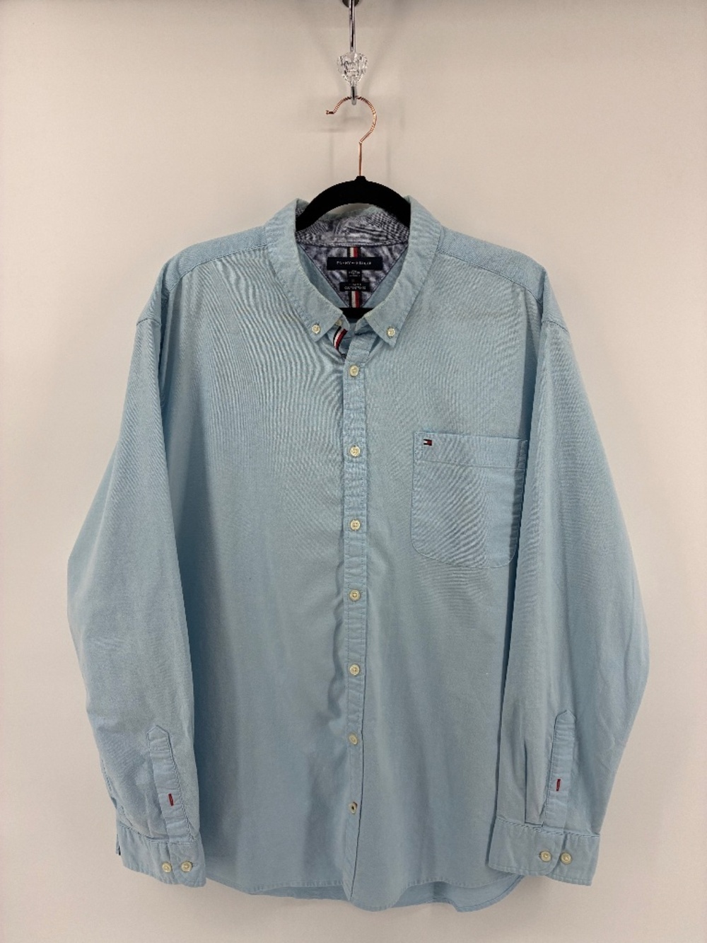 Tommy Hilfiger Blue Casual Button Down Shirt